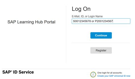 sap learning hub login